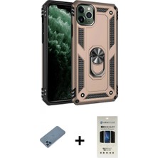 Pileli Store Pilelistore™ iPhone 11 Pro Kılıf Ahenk Klasik Koleksiyonu - Siyah 5d Hayalet Cam Ekran Koruyucu + Shine Kamera Lens Koruma Cam - Mı