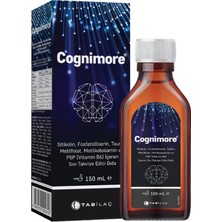 Cognimore Likit 150 ml Sitikolin Fosfatidilserin Taurin Şurup - Dezenfektan Hediyeli (%72 Alkol)