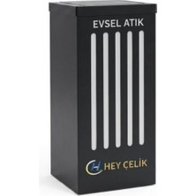 Sıfır Atık Geri Dönüşüm Kutusu (SAK-681) – Metal Atık Ayrıştırma Sistemi | Hey Çelik