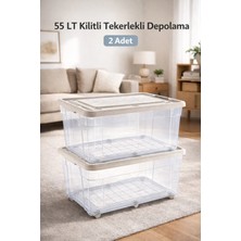 Loremp 55 Lt Depolama Düzenleyici 2 Adet Saklama Kutusu