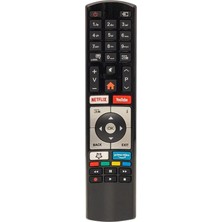 Weko Vestel 43U9510 50U9500 55U9500 - Telefunken TE32269B40Q2D Netflix-Youtube-Prime Video Tuşlu Lcd-Led Tv Kumanda