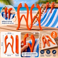 Nozzle Works Plaj Şezlong Havlu Klipsi – Güçlü Tutucu 2’li Set