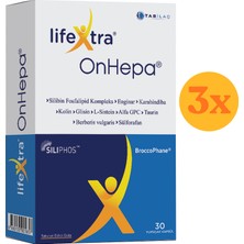 Lifextra Onhepa 30 Yumuşak Kapsül - 3 Adet (Toplam 90 Kapsül) - Dezenfektan Hediyeli (%72 Alkol)