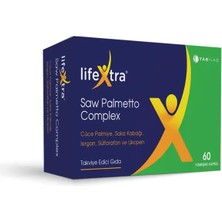 Lifextra Saw Palmetto Complex 60 Yumuşak Kapsül - Dezenfektan Hediyeli (%72 Alkol)