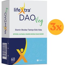 Lifextra Daoveg 60 Enterik Mini Tablet - 3 Adet (Toplam 180 Tablet)