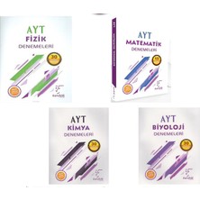Akm Kitap Karekök Yayınları Ayt Matematik Kimya Fizik ve Biyoloji Deneme Seti 4 Kitap
