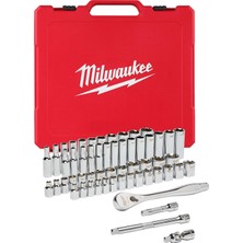 Milwaukee 3/8 Cırcırlı Lokma Anahtar Takımı 56 Parça - 4932464946