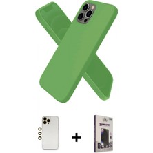 Pileli Store Pilelistore™ iPhone 12 Pro Max Kılıf Kozmos Yansıma Özel Seri - Siyah Bilvis Hayalet Cam Ekran Koruyucu + Shine Kamera Lens - Gd