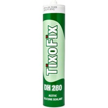 Tixofix Asetik Silikon – 280 gr | Genel Amaçlı Yapıştırma ve Sızdırmazlık Silikonu