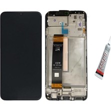 SDT Samsung M33 Org Ekran Dokunmatik Çıtalı (Siyah) B7000 Yapıştırıcı