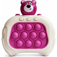 Ziventa Popit Işıklı Refleks/hafıza 4 Modlu Speed Push Bubble Oyunu Çocuklar Için Eğitici Zeka Oyunu