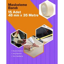 Dalpak Ambalaj Maskeleme Bandı Kağıt Bant 48 mm 35 Metre x 15 Adet