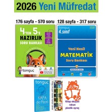 Tonguç Akademi 4'ten 5'e Hazırlık Kitabı 2026 Yaz Tatili 4. Sınıf Yeni Nesil Matematik Soru Bankası Seti