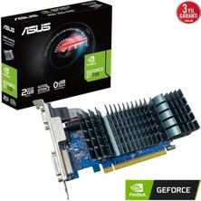 Asus Ekran Kartı 2GB GT730-SL-2GD3-BRK Evo 1249 MHz HDMI DVI Fanlı Soğutma ile Sessiz Performans