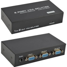 Powermaster VGA-2002 2 Port 200 Mhz 1920X1440 VGA Splıtter Dağıtıcı