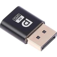 Powermaster PM-29415 Displayport 4K UHD Dummy Plug Sanal Monitör Ekran Kartı Emülatörü