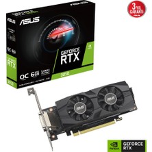 Asus RTX3050 6gb  RTX3050-O6G-LP-BRK Gddr6 96BIT HDMI DVI Dp Pcıe 4.0
