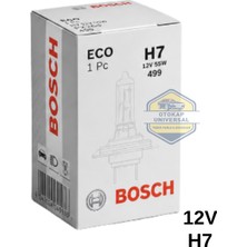 Bosch H7 Halojen Ampul Eco 12V 55W (1 Adet)