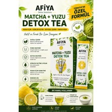 Afiya Detox Solutions 100 GR Yuzu ve Matcha İçeren Detoks Çayı İçeriği ile Doğal ve Katkısız