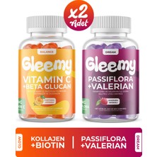Gleemy Dream + Balance Ikili Set Çiğnenebilir Gummy Vitamin (2 x 60 Adet)