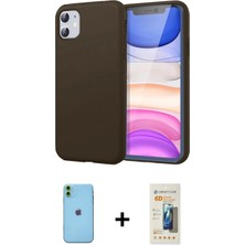 Pileli Store Pilelistore™ iPhone 11 Kılıf Kozmos Yansıma Özel Seri - Siyah 6d Mat Seramik Hayalet Nano Ekran Koruyucu + Neon Fosforlu Kamera Lens - Yl