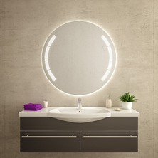 Aypars Atölye Banyo,Lavabo Aynası Ledli Yuvarlak 4 Mm Flotal Ayna