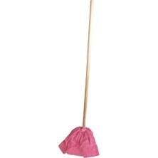 Yeniçağ Mikrofiber Havlu Paspas Mop Ucu ve Ahşap Saplı Takım
