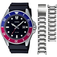 Casio MDV-107 Bill Gates Saati Çelik Kordon Hediyeli