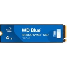 Wd 4tb Blue SN5000 WDS400T4B0E 5500- 5000MB/S M2 Nvme Gen4 Disk