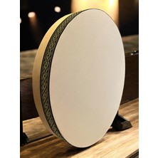 Kum Dokulu Polyester Yüzey / Içten Akortlu Bendir 40CM
