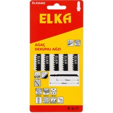 Elka Ağaç Dekupaj Ağzı 5’li Set – Hızlı Kesim, 75 Mm, Ahşap & Pvc Uyumlu