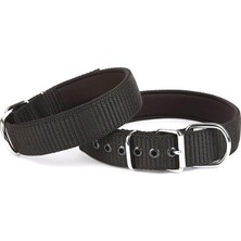 Colezium Seri Dokuma Köpek Boyun Tasması 4X57-65CM Siyah
