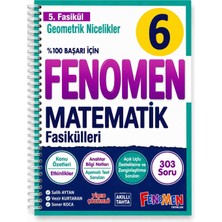 Fenomen 6. Sınıf Matematik Fasikülleri 5. Fasikül Geometrik Nicelikler Soru Bankası – Video Çözümlü, Yeni Nesil Sorular, Fenomen Yayınları