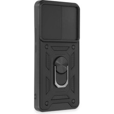 Colezium Mi 12T Pro Kılıf Pars Lens Yüzüklü  - Siyah