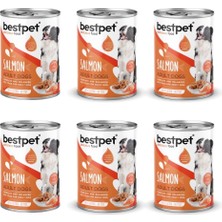 Bestpet Somon Balıklı Köpek Konservesi 400 gr 6'lı Paket