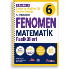 Fenomen 6. Sınıf Matematik Fasikülleri 3. Fasikül 1 – Sayılar ve Nicelikler (2) Veriden Olasılığa Soru Bankası | Video Çözümlü | Fenomen Yayınları