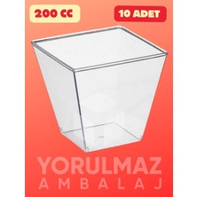 <h2>🥣 Plastik Prizma Kap 200 cc 10’lu – Şık ve Modern Sunum Kabı</h2>