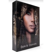 BseyStore 153 Dark & Dramatıc Dekoratif Kitap Kutusu