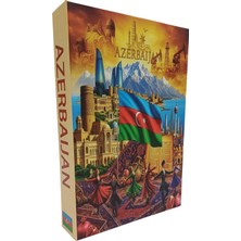 BseyStore 2026 -762 Azerbaıjan Dekoratif Kitap Kutusu