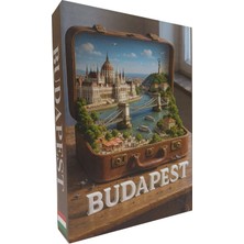 BseyStore 2026 -769 Budapest Dekoratif Kitap Kutusu