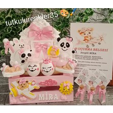 Tutkulu Renkler 40 Uçurma Sepeti / Kırk Uçurma Sepeti / Babyshower / Bebek Hediye Sepeti /teyze Sepeti/hala Sepeti