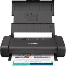 Canon A4 Maxıfy BX110 Renkli Taşınabilir Bataryalı Yazıcı Usb,wıfı Kablosuz