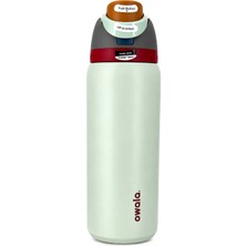 Owala 32 Oz (946 Ml) Freesip Desenli Çift Katmanlı Paslanmaz Çelik Termos – Kilitli Kapak
