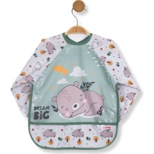 Bebe-Chi Bebechi Bambino Kids Uzun Kollu Mama ve Aktivite Önlüğü Uykucu Ayıcık(6-24 Ay)