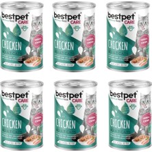 Bestpet Care Hairball Control Tavuklu Kedi Konservesi 400 gr 6'lı Paket