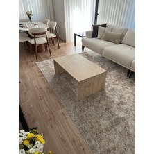 Adomar Marble Traverten Orta Sehpa