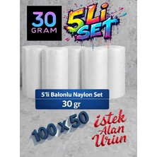 Hbnc 30 Gram 100X50 Balonlu Naylon 5 Li Ekoset