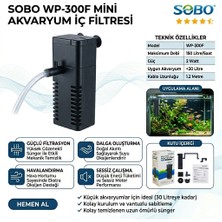 Sobo WP-300F Mini Akvaryum Iç Filtresi
