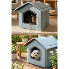 Tinypati Comfycloud Keten Kedi ve Köpek Yatağı