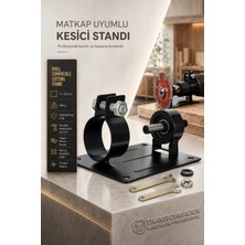 Transformacion Matkap Uyumlu Kesici Taşlama Standı Aparatı Metal Ahşap Kesme Seti Çok Amaçlı Profesyonel Stand 722475